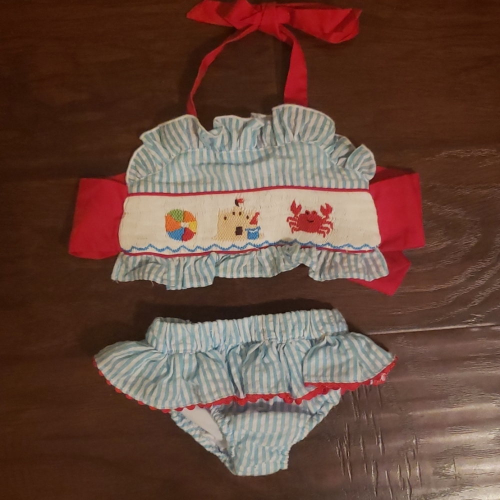 Baby Smocked Bathing Suit